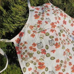 Nasturtium Hemp Apron from Urbankissed