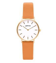 Gold & Burnt Orange Watch | Petite via Votch