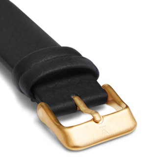 Black with brushed gold buckle | 18mm from Votch