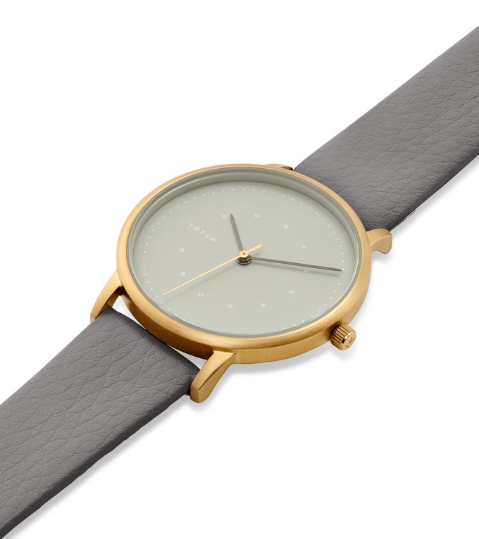 Gold and Slate Grey with Grey Watch | Lyka from Votch