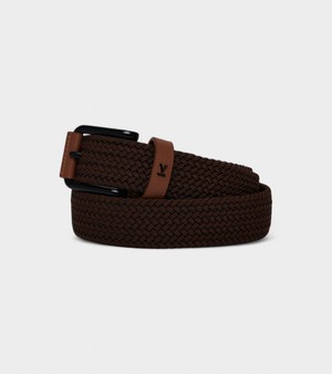 Seb Braided Belt in Brown with FREE Ray Keyring from Votch