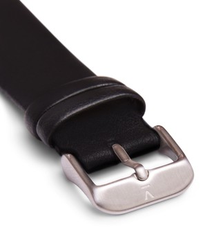 Black with brushed silver buckle | 20mm from Votch