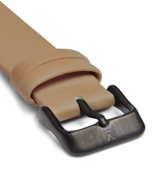 Tan with brushed black buckle | 18mm from Votch