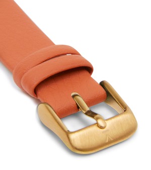 Burnt orange with brushed gold buckle | 16mm from Votch