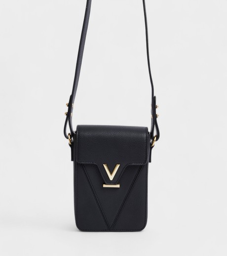 Luna Phone Bag in Black with FREE Elia Card Holder and Raya Keyring from Votch