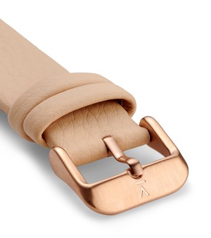 Rose gold & Sepia with Blue Watch | Lyka from Votch