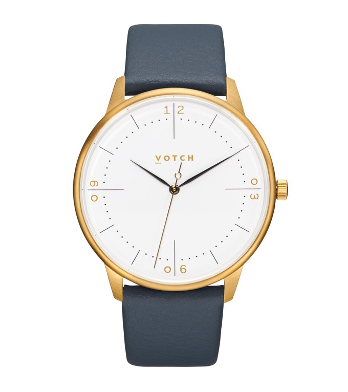Gold & Navy Watch | Aalto from Votch