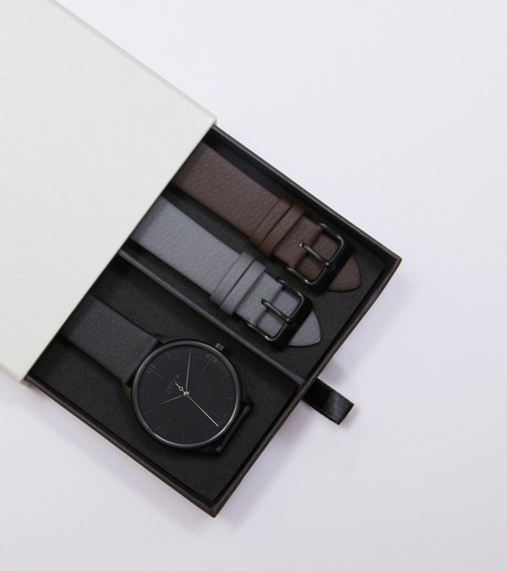 All Black Watch | Aalto Gift Set from Votch