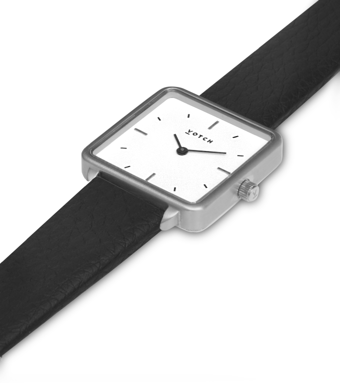 Silver & Black Watch | Kindred from Votch