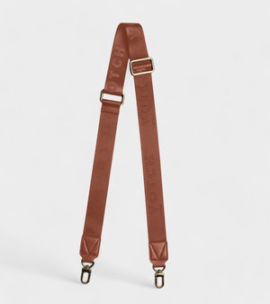 Votch Logo Bag Strap in brown from Votch