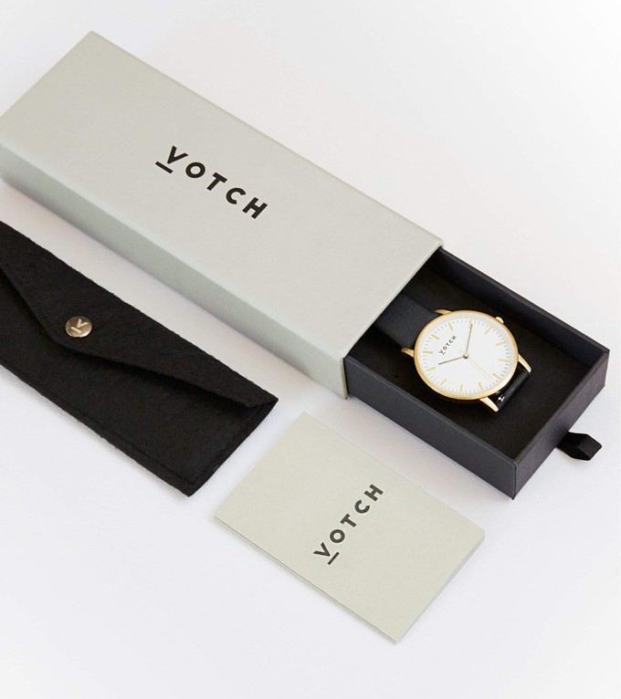 Gold & Ruby Red Watch | Petite from Votch