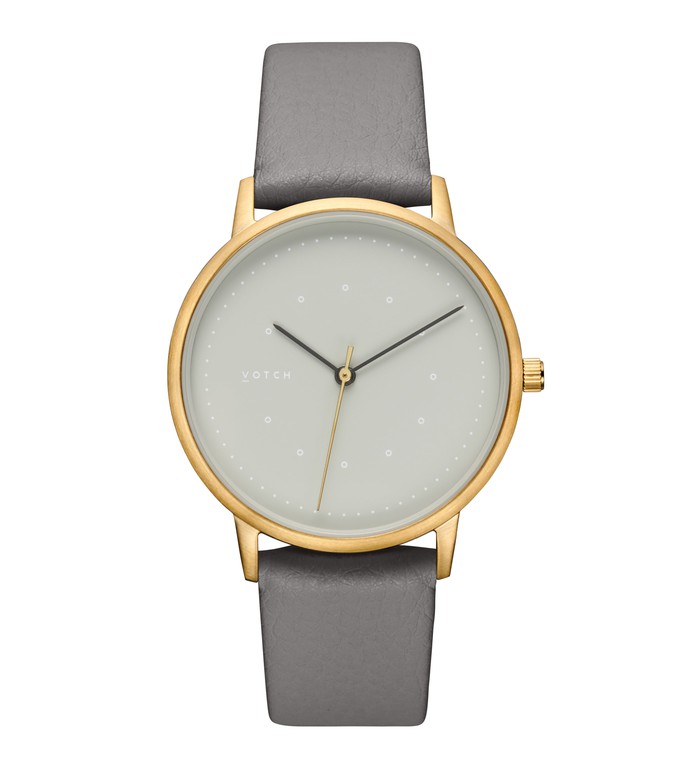 Gold and Slate Grey with Grey Watch | Lyka from Votch