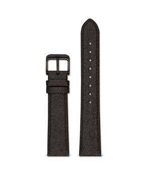 Piñatex Black with brushed black buckle | 18mm from Votch