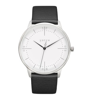Silver & Black Watch | Aalto from Votch