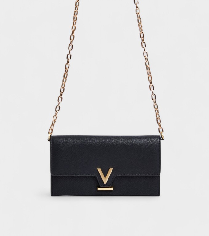 Luella Chain Purse in Black with FREE Raya Keyring from Votch