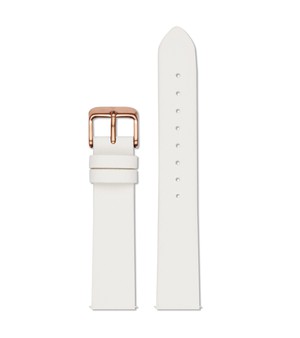 Off white with brushed rose gold buckle | 18mm from Votch