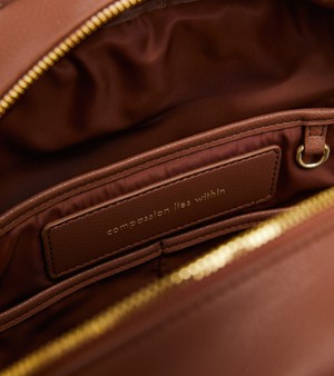 Laurie Vegan Bio-Based Bamboo Leather Backpack in Brown from Votch Laurie Vegan Bio-Based Bamboo Leather Backpack in Brown from Votch