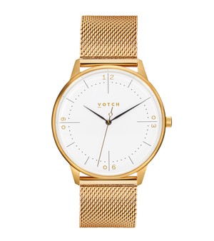 Gold & Gold Watch | Aalto Mesh from Votch