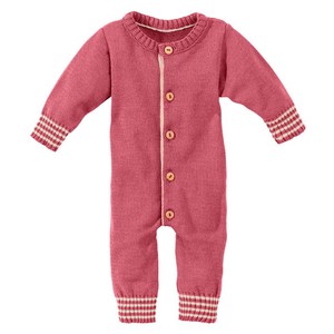 Gebreid babypakje van bio-scheerwol, bes from Waschbär