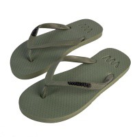 Natural Rubber Flip Flop – Khaki from Waves Flip Flops