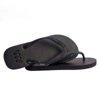 Natural Rubber Flip Flop – Black from Waves Flip Flops