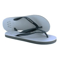 Natural Rubber Flip Flop – Grey Two-Tone from Waves Flip Flops