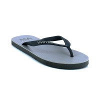 Natural Rubber Flip Flop – Grey Two-Tone from Waves Flip Flops