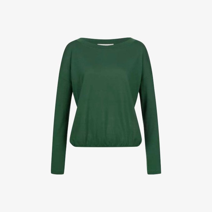 Wollen Boothals Top | Lanius | Groen from WhatTheF