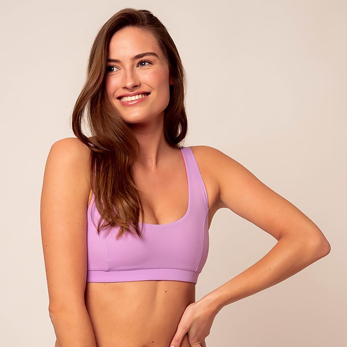 Anais Top - reversible pink / lilac from Woodlike Ocean