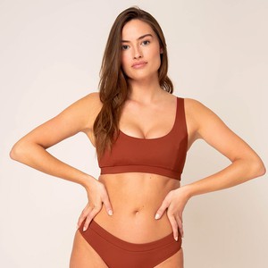 Anais Top - reversible spice / pink from Woodlike Ocean