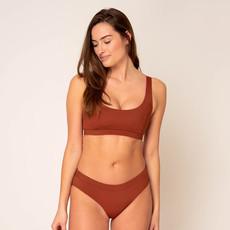 Anais Top - reversible spice / pink via Woodlike Ocean