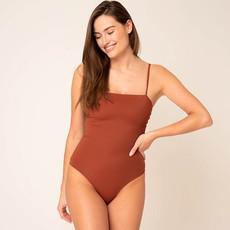 Sole One Piece - reversible spice / pink via Woodlike Ocean