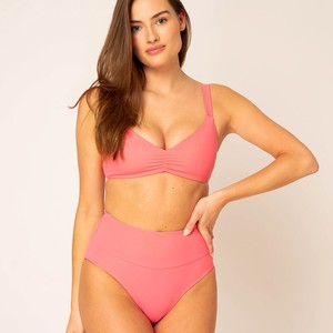 Ruffle Bikini Top - pink from Woodlike Ocean