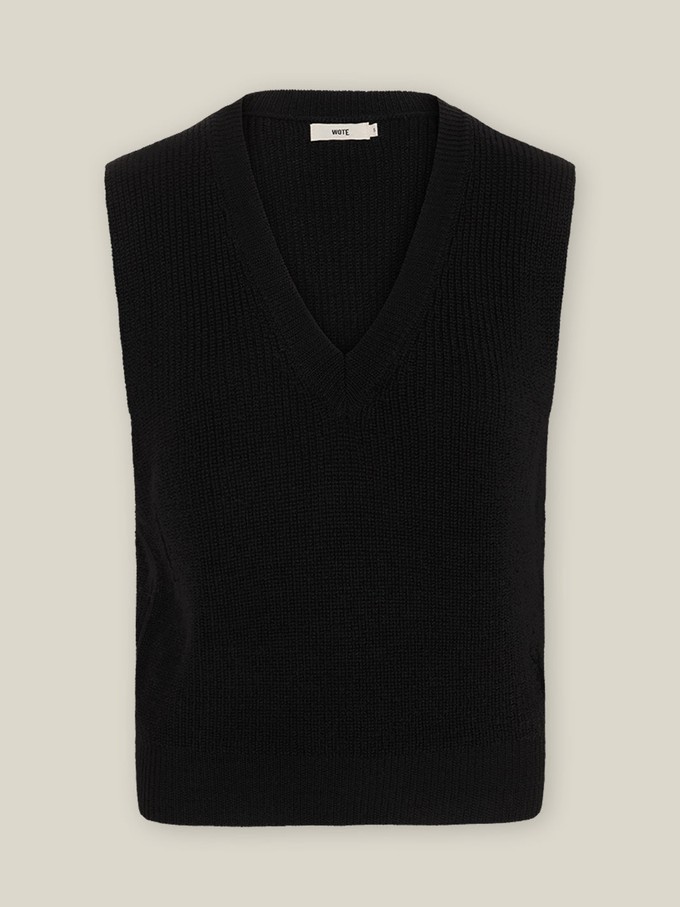 Strick Pullunder aus nachhaltiger Merino Wolle from WOTE
