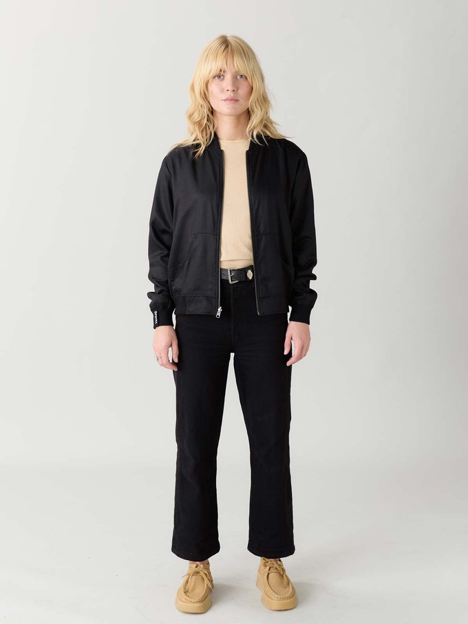 Ruth Reversible Bomber Jacket sandalwood/black from Yahmo