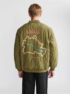 Kurt Quilted Bomber Jacket from Yahmo