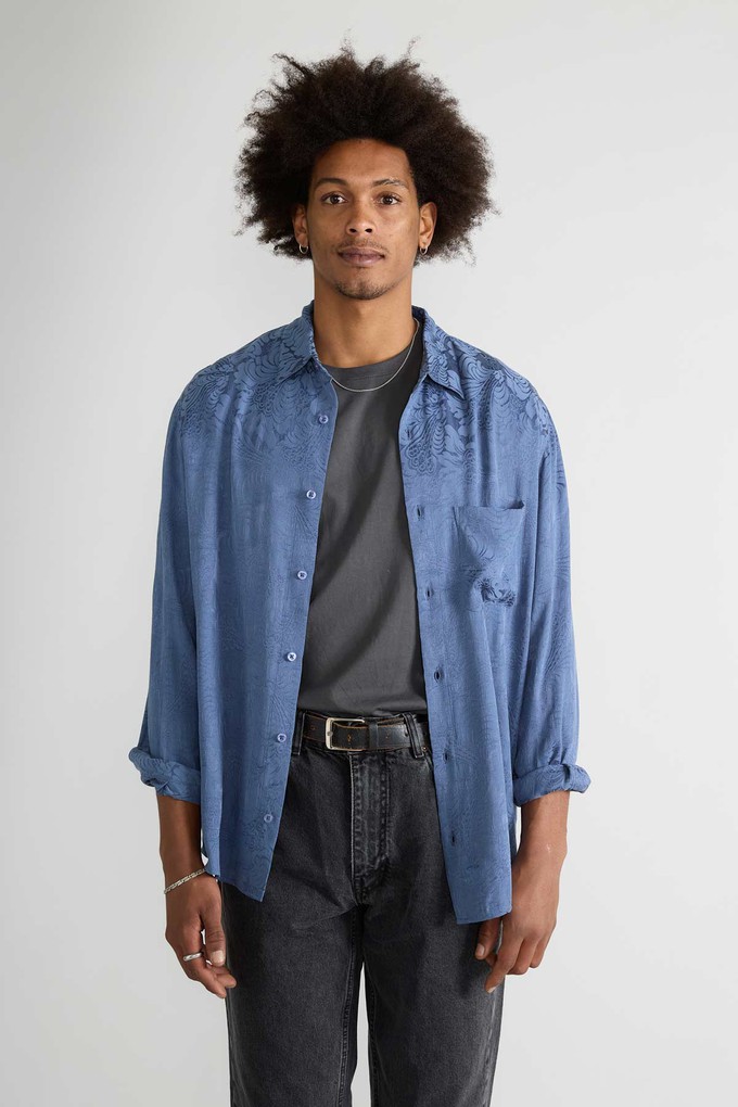 Hans Shirt zen indigo from Yahmo