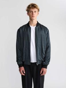 Laslo Reversible Bomber Jacket Opal/Black via Yahmo