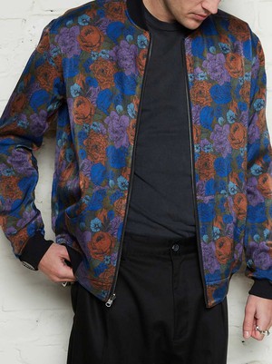 Oskar Reversible Bomber Jacket bloom/olive from Yahmo