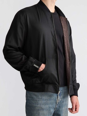 Laslo Reversible Bomber Jacket Cobra/Black from Yahmo