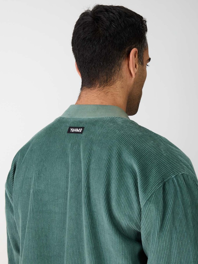 Oskar Reversible Bomber Jacket atlas/teal from Yahmo