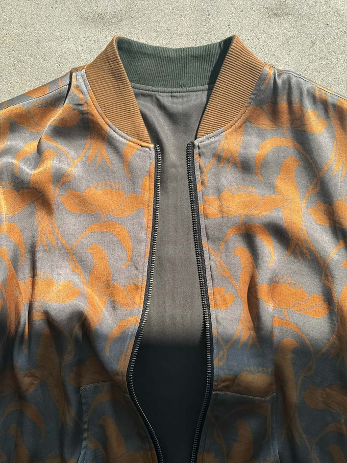 Ruth Reversible Bomber Jacket nouveau/pine from Yahmo