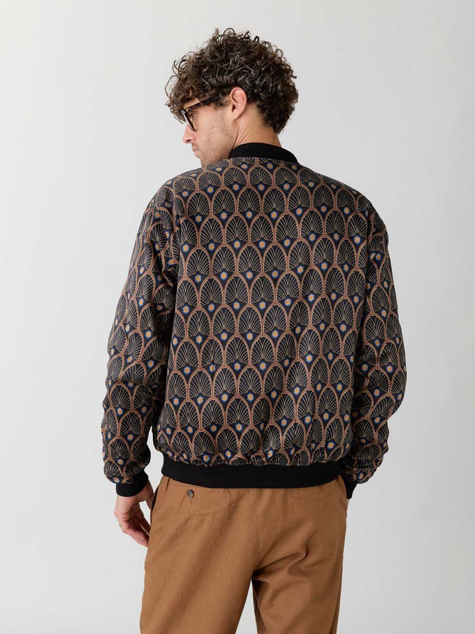 Oskar Reversible Bomber Jacket metropolis/black from Yahmo