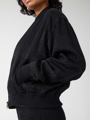 Lene Reversible Bomber Jacket leo/olive from Yahmo