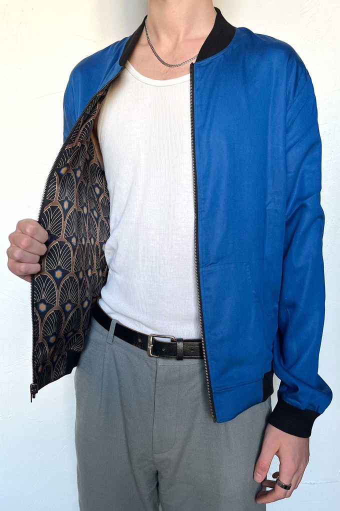 Laslo Wendejacke metropolis/blue from Yahmo