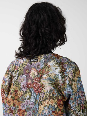 Berta Reversible Bomber Jacket Bouquet/Black from Yahmo
