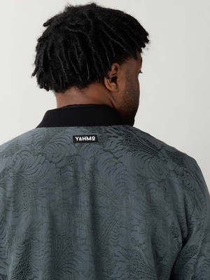 Laslo Reversible Bomber Jacket Eclipse/Black from Yahmo