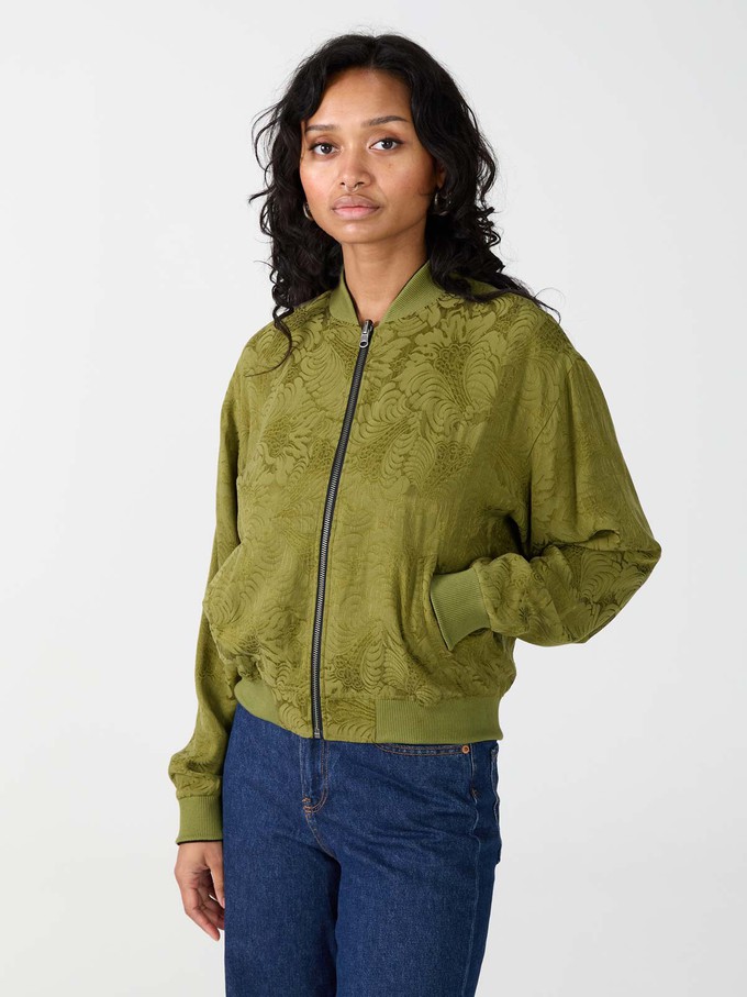 Lene Wendejacke moss/black from Yahmo
