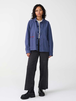 Otti Embroidered Workwear Jacket blue from Yahmo