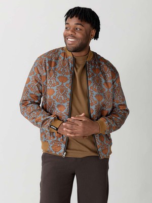 Oskar Reversible Bomber Jacket masala/caramel from Yahmo